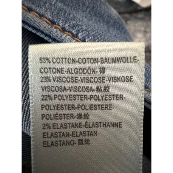 We The Free Just Float On Flare Jeans Wide Bell Bottom Light Wash Size 30 Boho - Picture 10 of 10